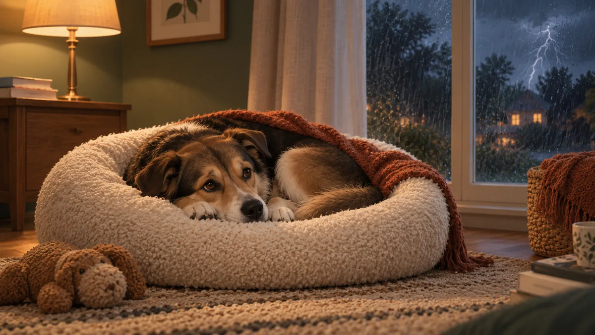 Orages : comment aider votre chien à rester calme