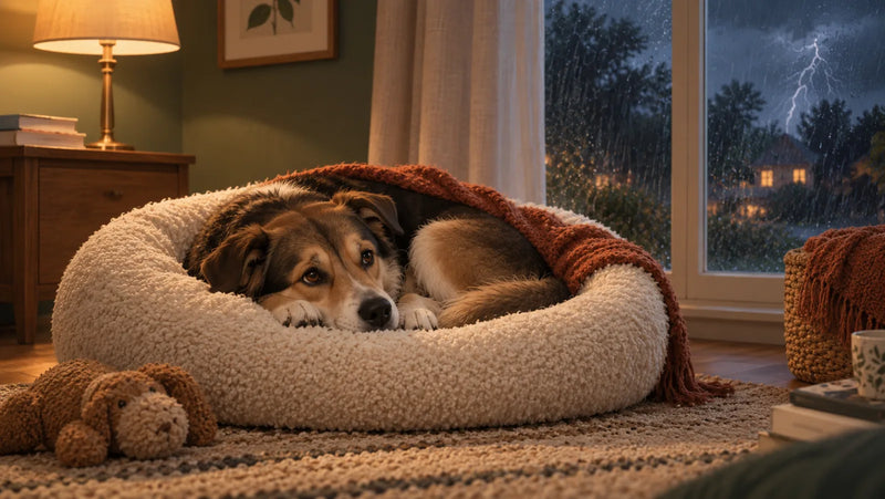 Orages : comment aider votre chien à rester calme