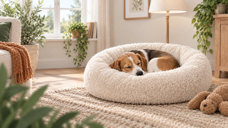 Panier anti-stress : comment le couchage influence l'anxiété de votre chien