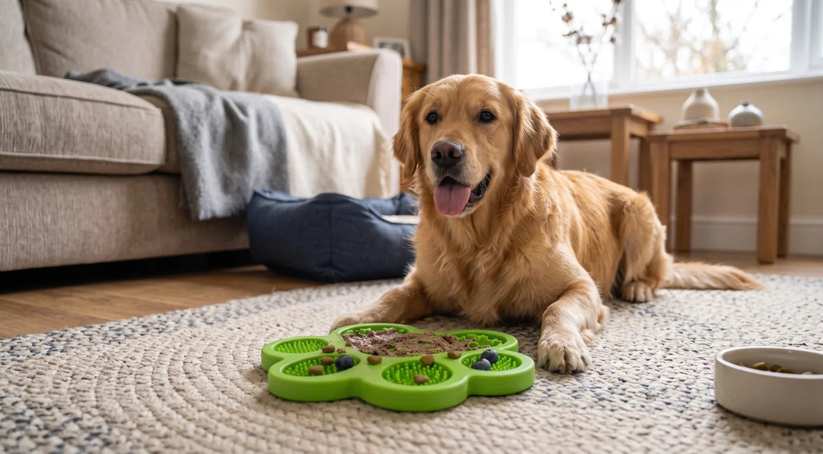 Tapis de fouille : pourquoi la stimulation olfactive réduit le stress de votre chien