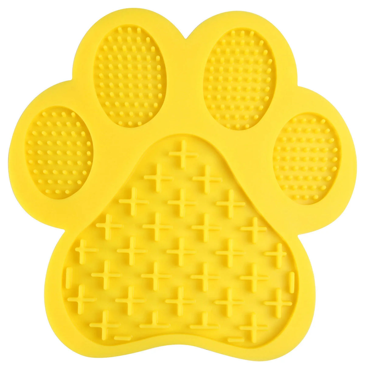 Tapis de léchage jaune - test durabilité usage quotidien