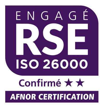 Label Engagé RSE ISO 26000 — AFNOR (obtenu par Logisseo)